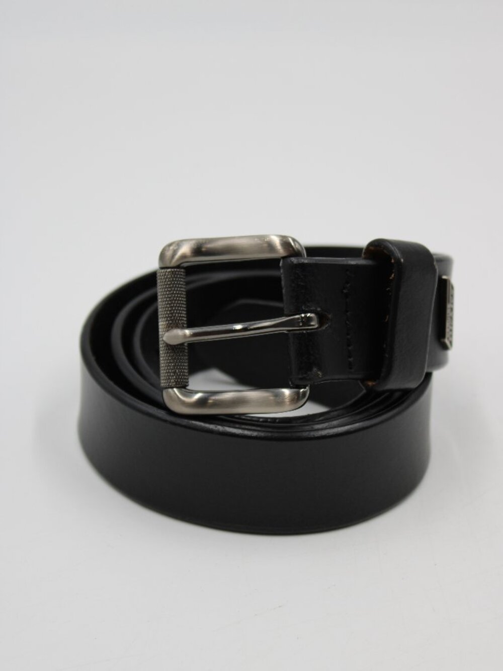 Dickies Genuine Leather Belt Mens Size 34 Black Casual Work 1.25" Wide